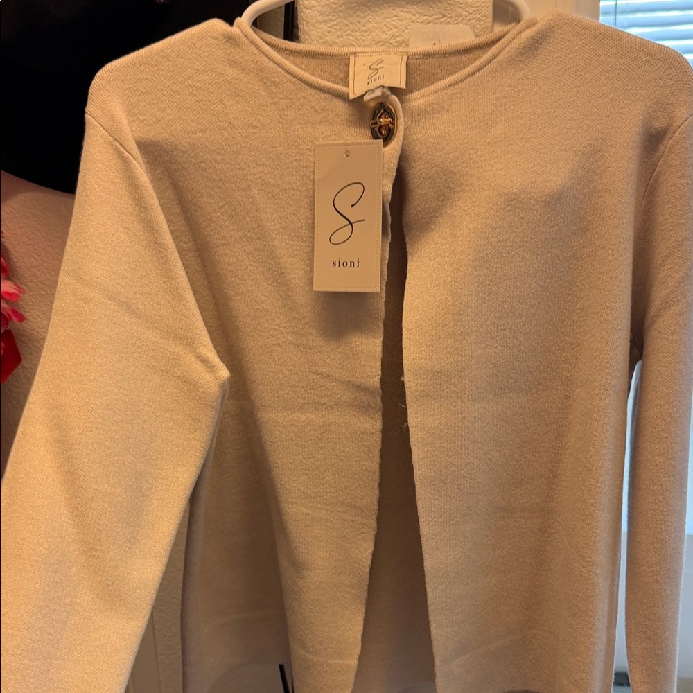Sioni Winter White Cardigan - Picture 5 of 6